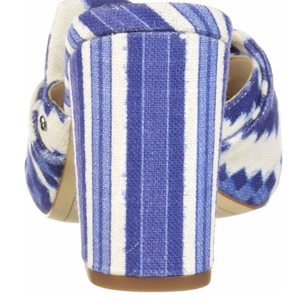 โค๏ธ HP Sam Edelman Aida Multi-color Blue High Heels - Picture 4 of 8